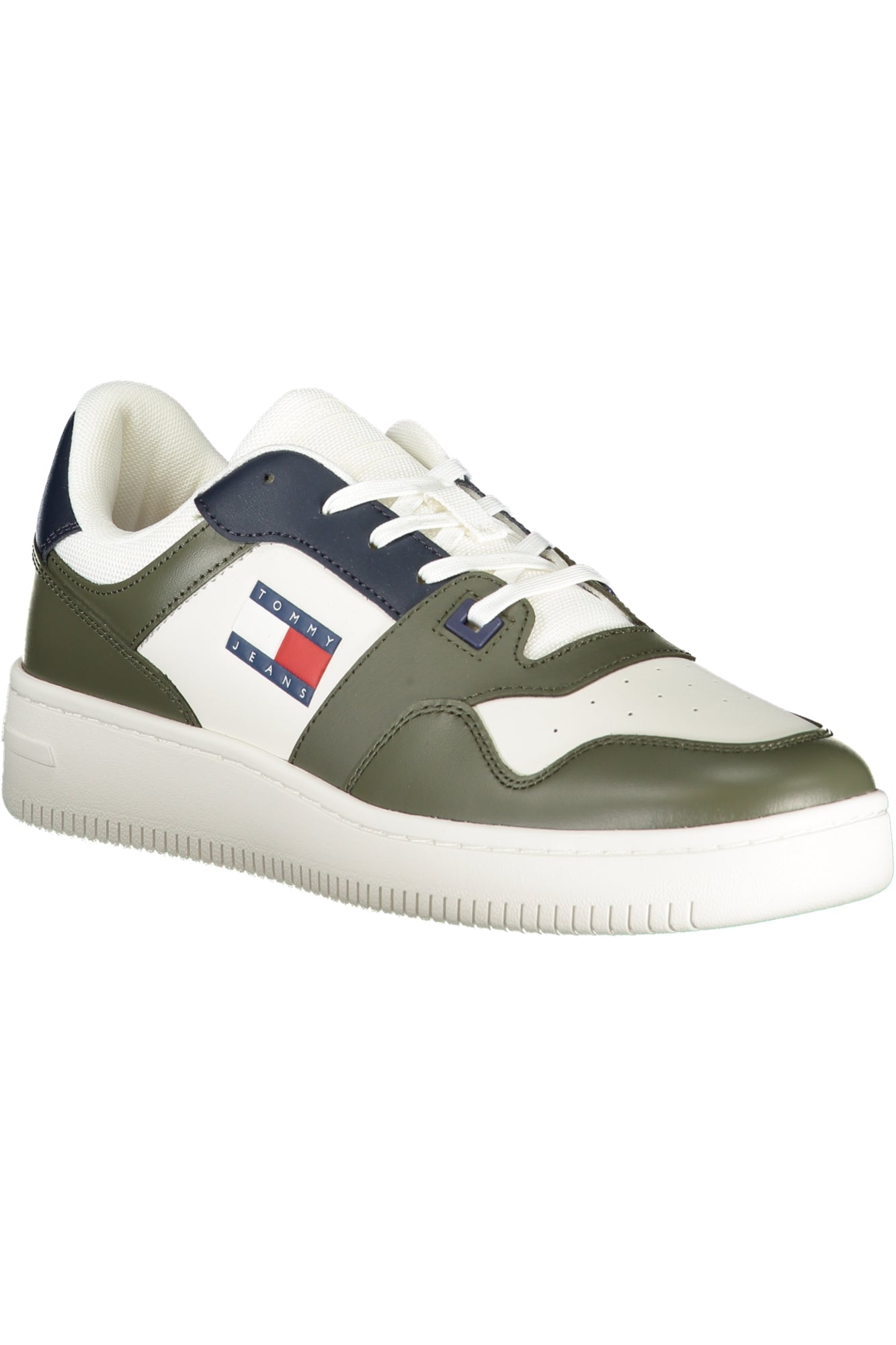 TOMMY HILFIGER Herren Sneaker – Sportschuhe mit, sportlich Grün