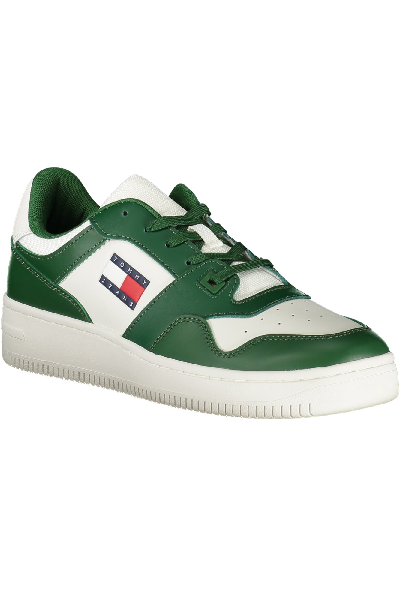 TOMMY HILFIGER Herren Sneaker – Sportschuhe mit, sportlich Grün