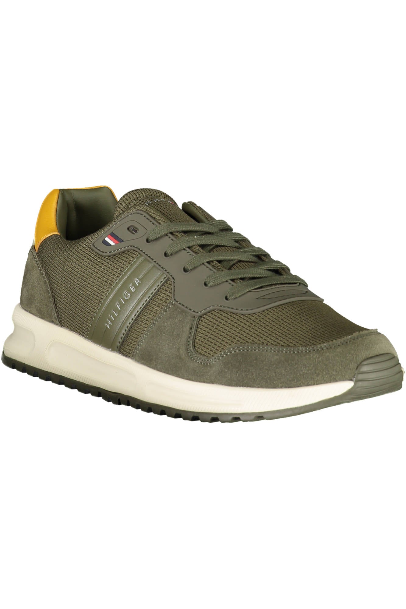 Tommy Hilfiger Green Man Sportschuhe Herren – Sneaker für Herbst/Winter mit recyceltem Material Grün