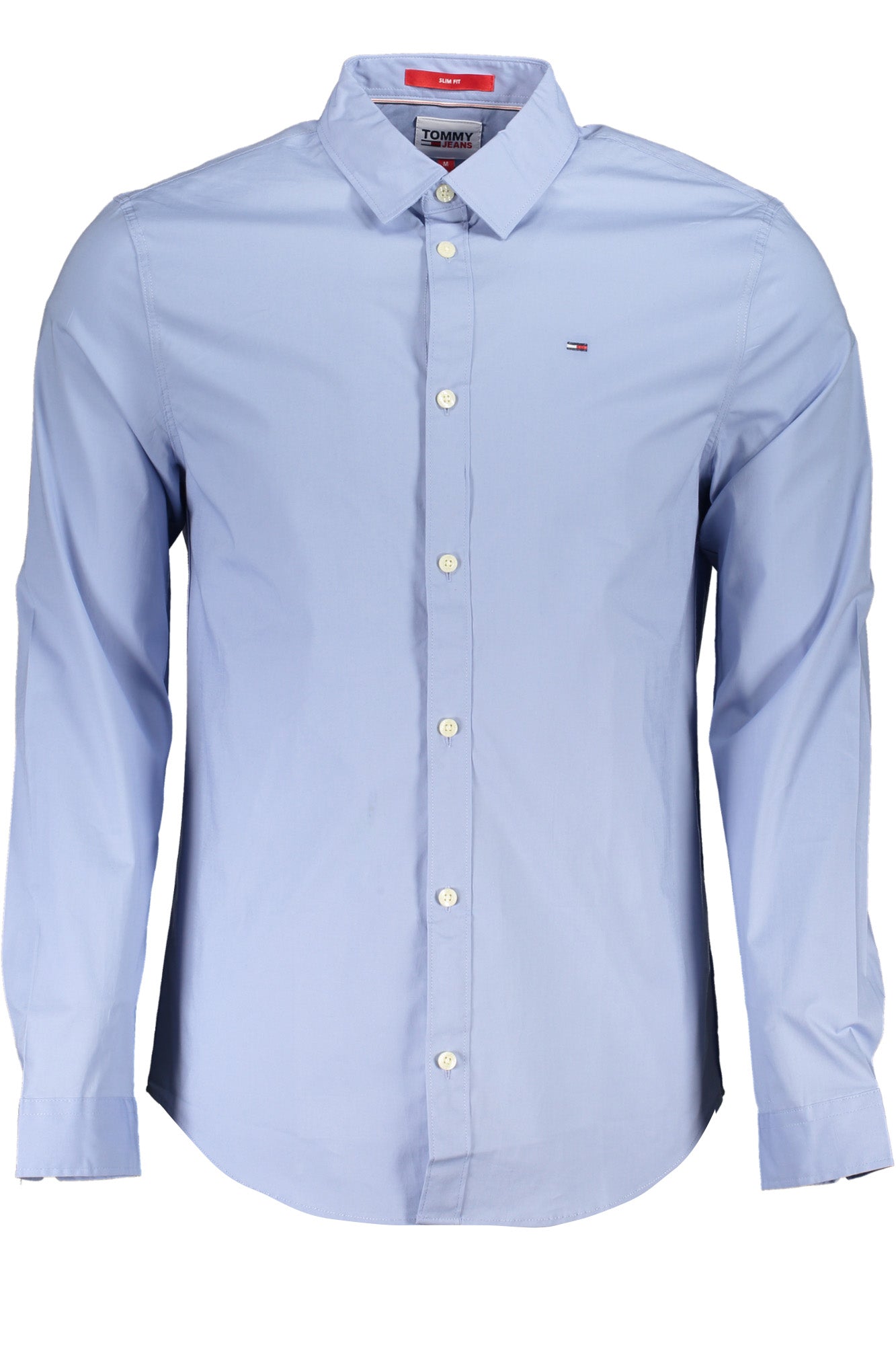 TOMMY HILFIGER Herren Hemden – Slim Fit, aus Baumwolle Hellblau