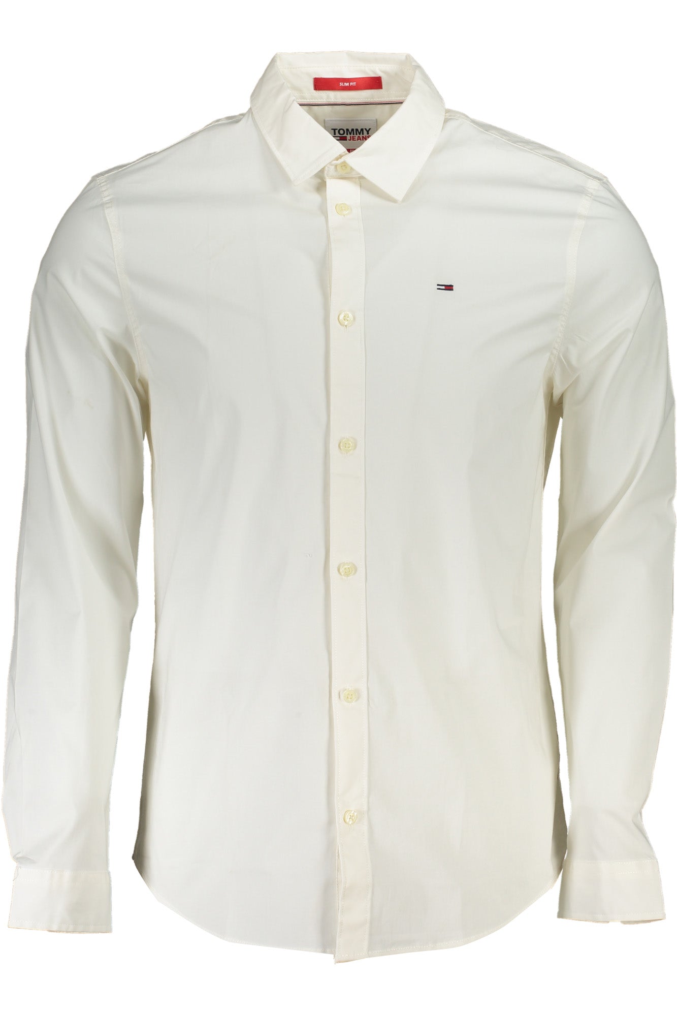 TOMMY HILFIGER Herren Hemden – Slim Fit, aus Baumwolle Weiß Hauptbild