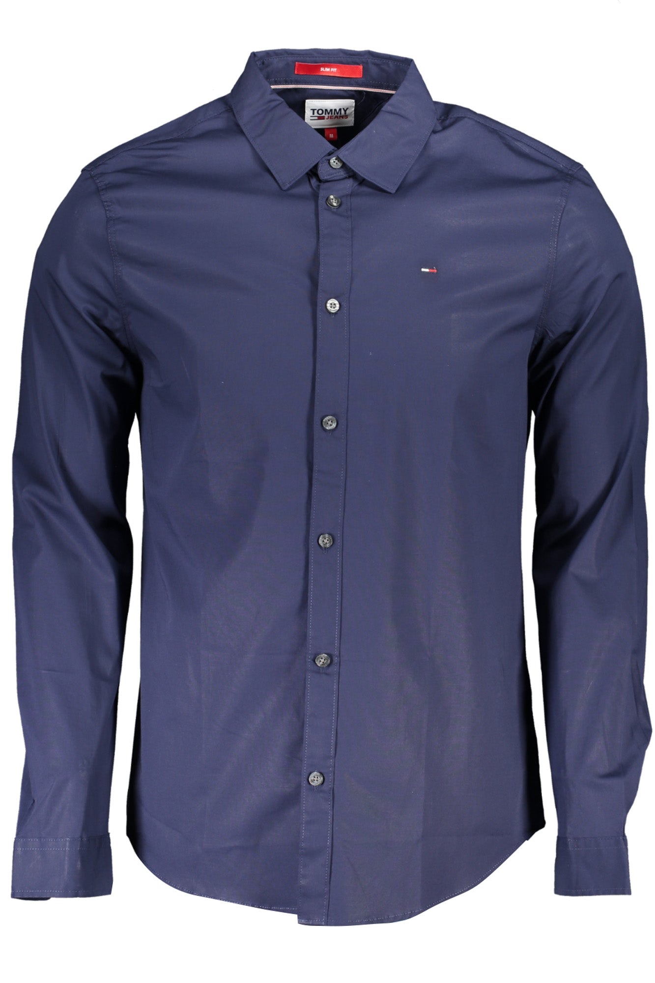 TOMMY HILFIGER Herren Hemden – Slim Fit, aus Baumwolle Blau
