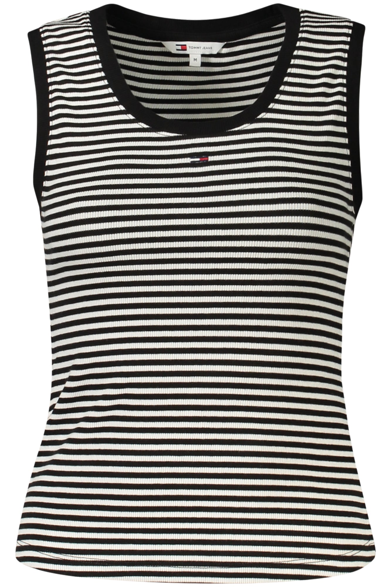 Tommy Hilfiger Damen-Tanktop Blau – Weites Ausschnitt mit Logo-Stickerei Zweitbild