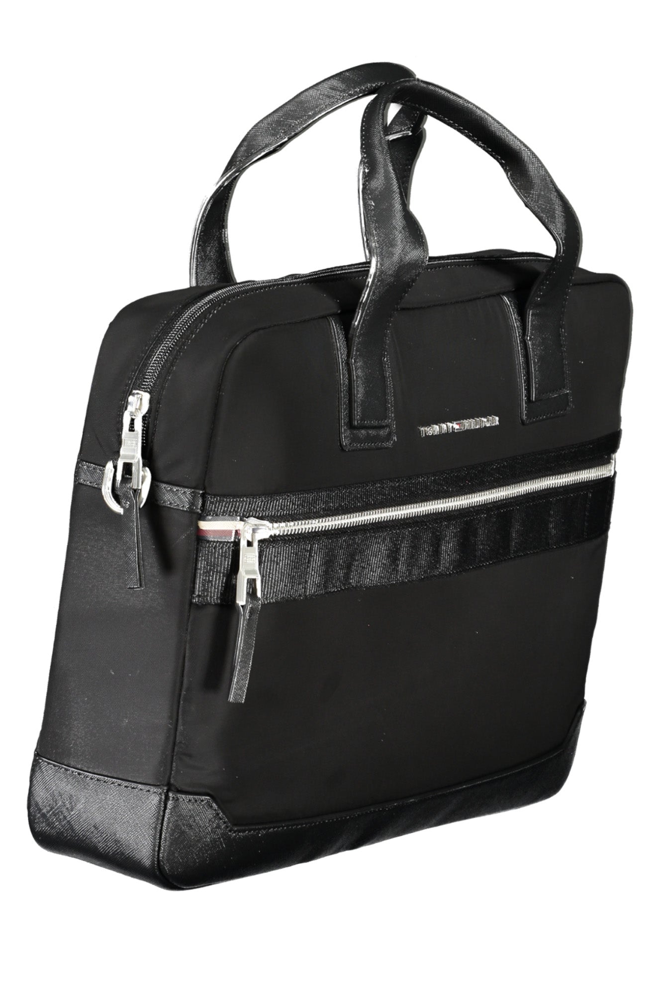 Tommy Hilfiger Aktentasche Herren – Schwarze Business-Tasche mit Laptopfach Schwarz