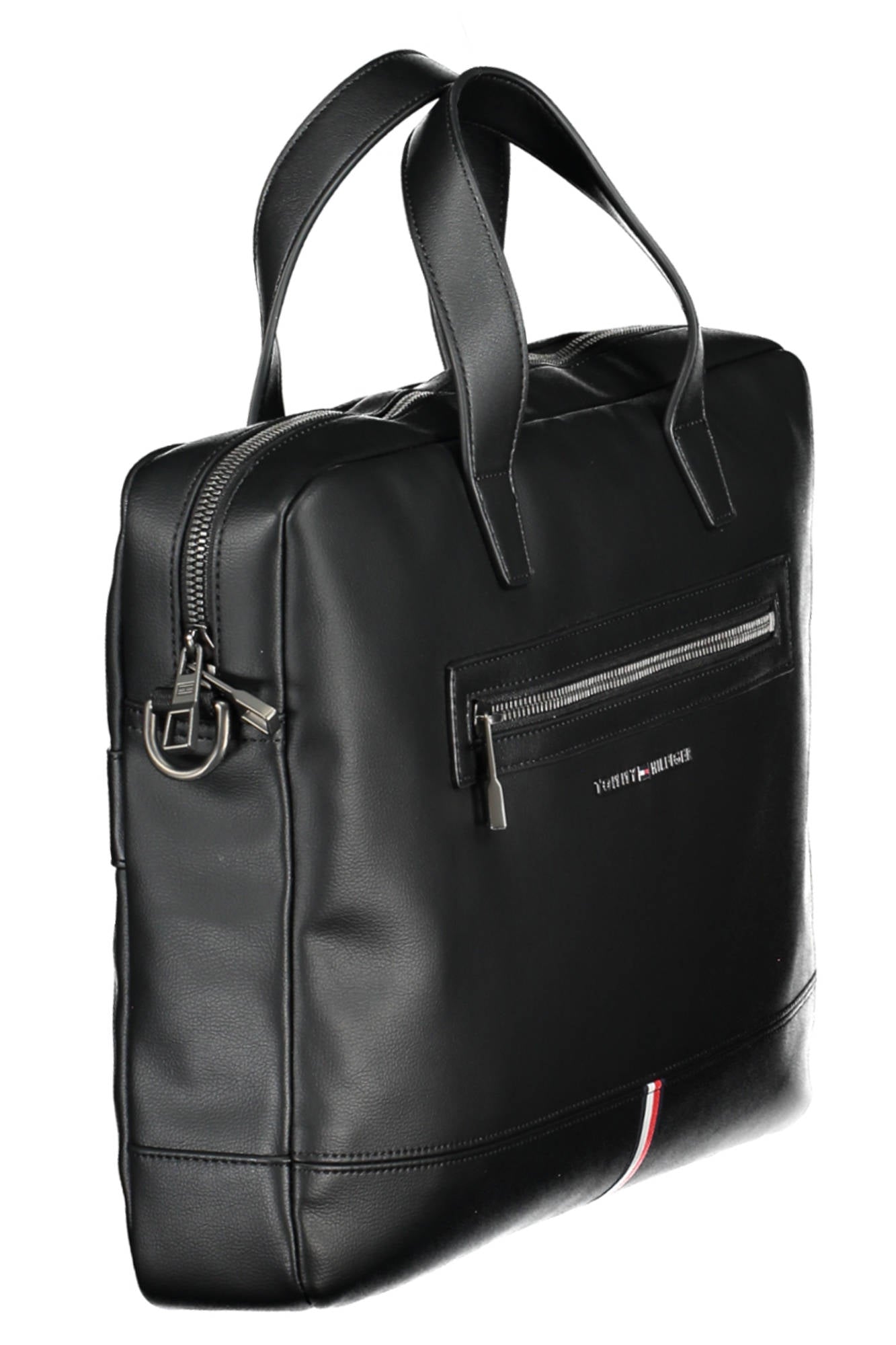 TOMMY HILFIGER Herren Taschen – Aktentasche Tragegriffe Schwarz