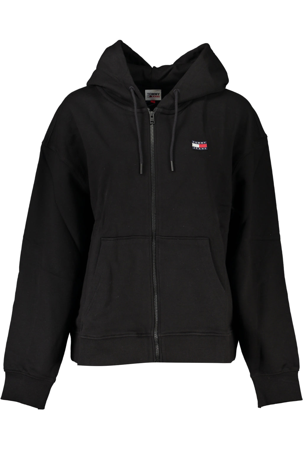 TOMMY HILFIGER SCHWARZES ZIP-SWEATSHIRT FÜR DAMEN