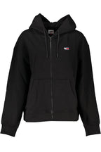 TOMMY HILFIGER SCHWARZES ZIP-SWEATSHIRT FÜR DAMEN