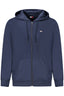 TOMMY HILFIGER MEN'S SWEATSHIRT WITH ZIP-UP BLUE
