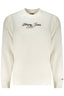 TOMMY HILFIGER Damen Sweatshirt – aus Baumwolle, Fleece Weiß