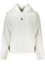 Tommy Hilfiger Damen-Sweatshirt mit Reißverschluss Weiß – Kapuze & Logo Weiß