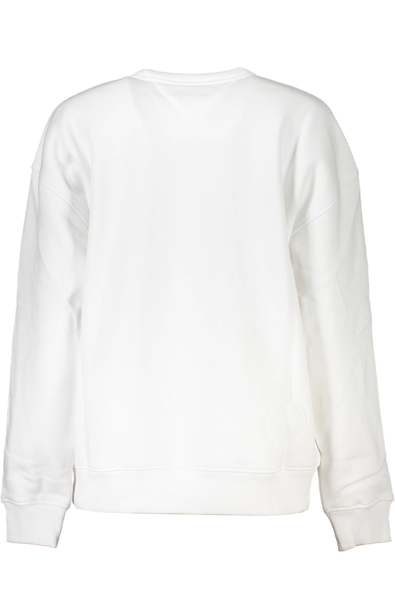 Tommy Hilfiger Sweatshirt Damen – Weißes Fleece mit Logo-Aufdruck Weiß