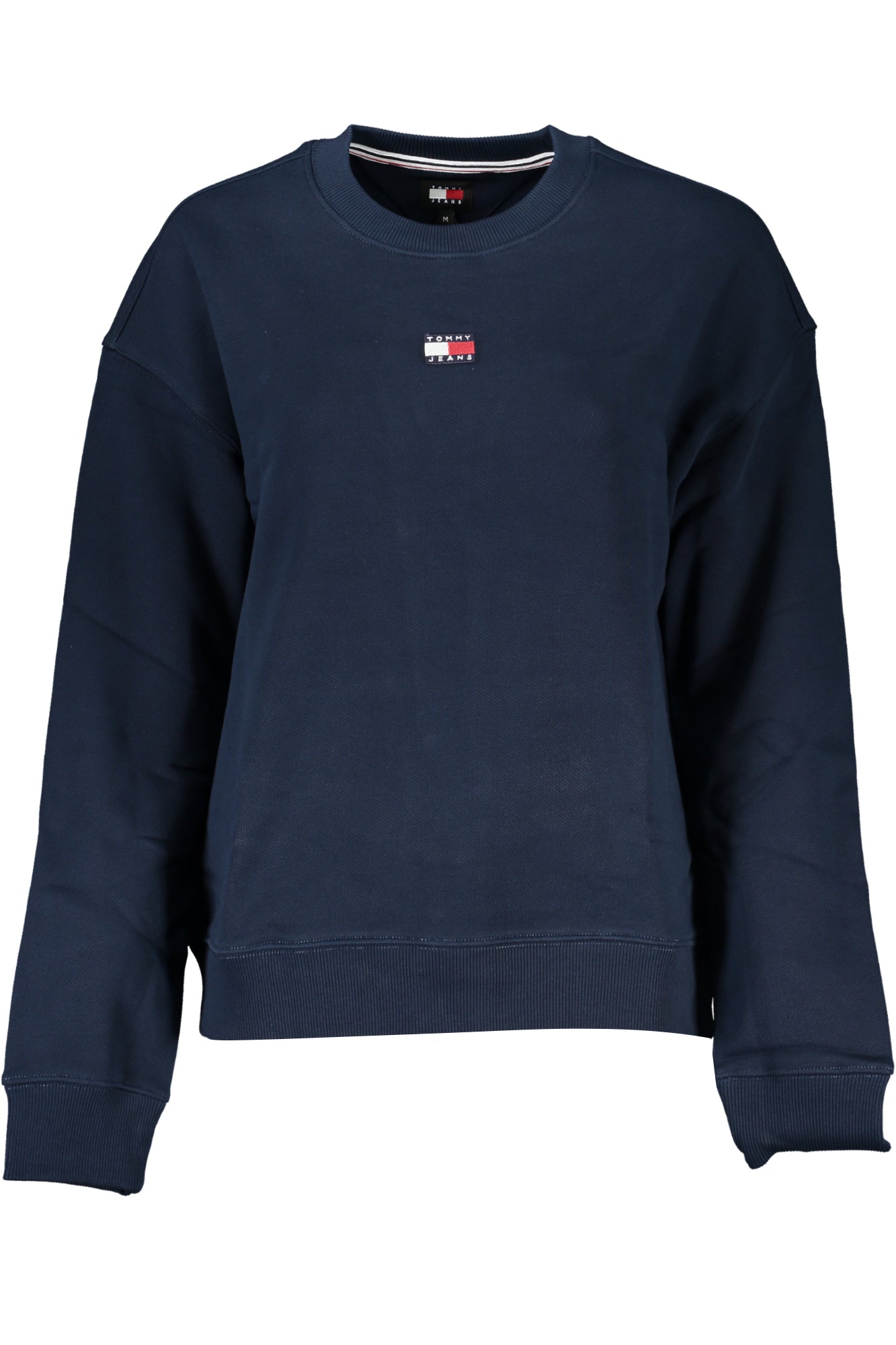 Tommy Hilfiger Damen-Sweatshirt mit Reißverschluss – Blau, Fleece, Logo-Stickerei Blau Hauptbild