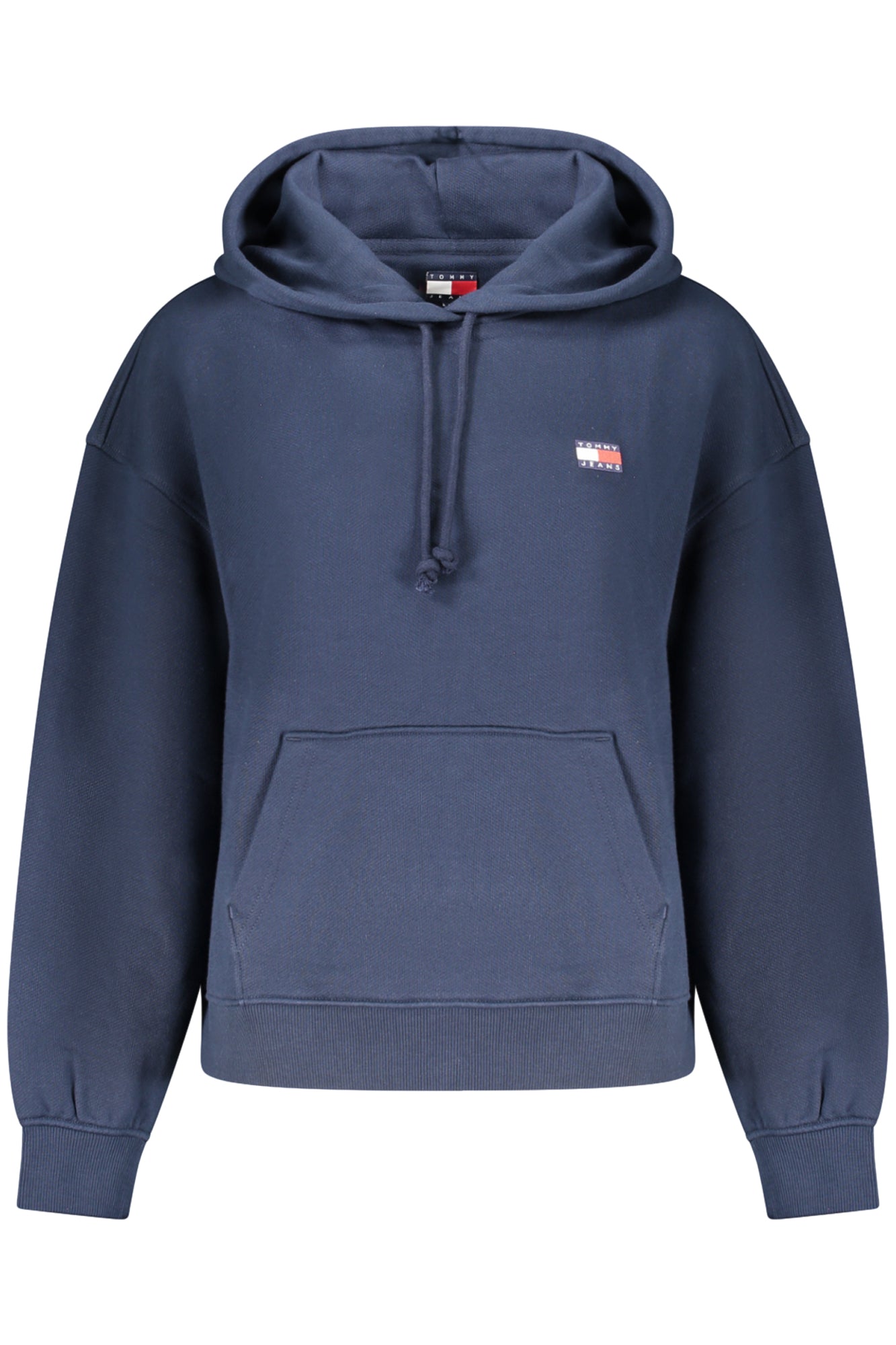 Tommy Hilfiger Sweatshirt Damen Schwarz – Kapuzenpullover aus Baumwolle Blau