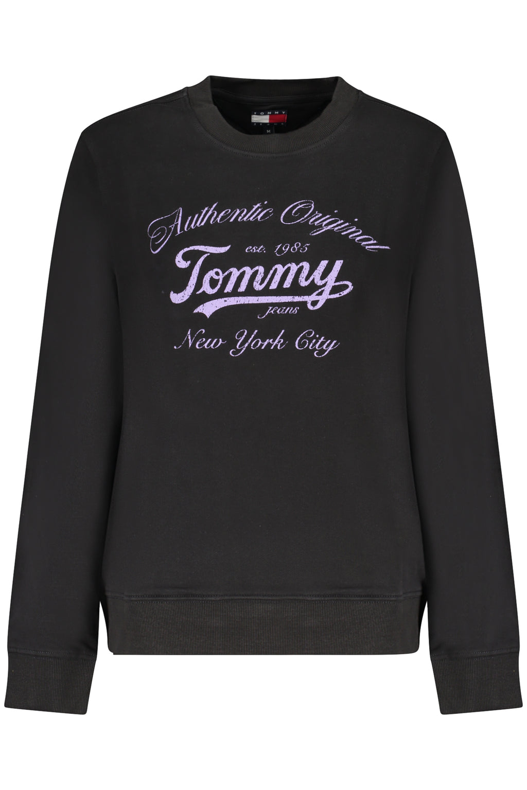TOMMY HILFIGER SCHWARZES DAMEN-SWEATSHIRT MIT REISSVERSCHLUSS