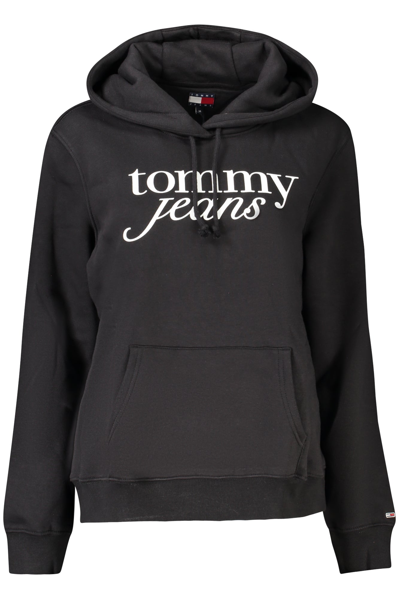 Tommy Hilfiger Sweatshirt Damen Blau – Kapuzenpullover aus Baumwolle für Herbst/Winter Schwarz