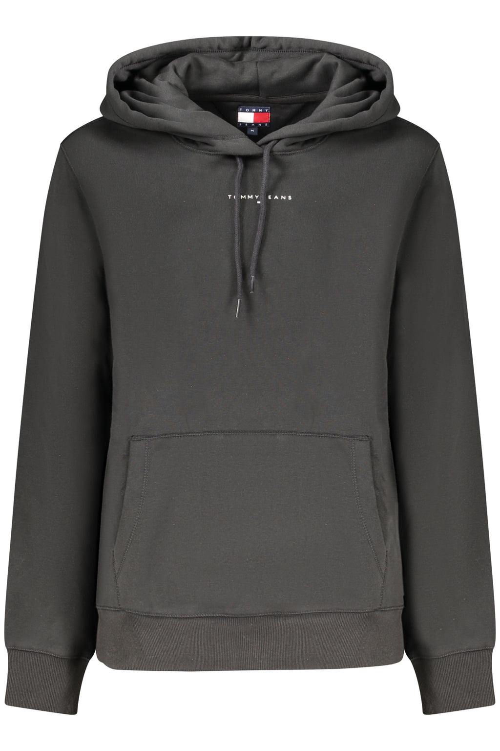 TOMMY HILFIGER BLACK WOMEN'S SWEATSHIRT WITH ZIPPER