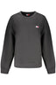 Tommy Hilfiger Sweatshirt Damen Schwarz – Gebürstete Baumwolle mit Logo-Stickerei Schwarz
