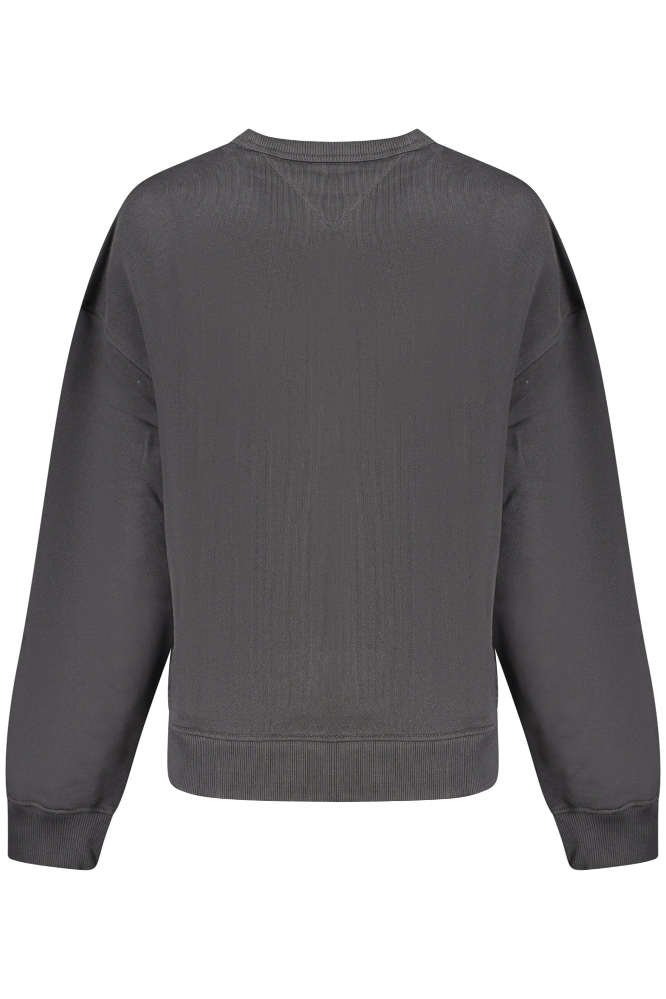 Tommy Hilfiger Sweatshirt Damen Schwarz – Gebürstete Baumwolle mit Logo-Stickerei Schwarz