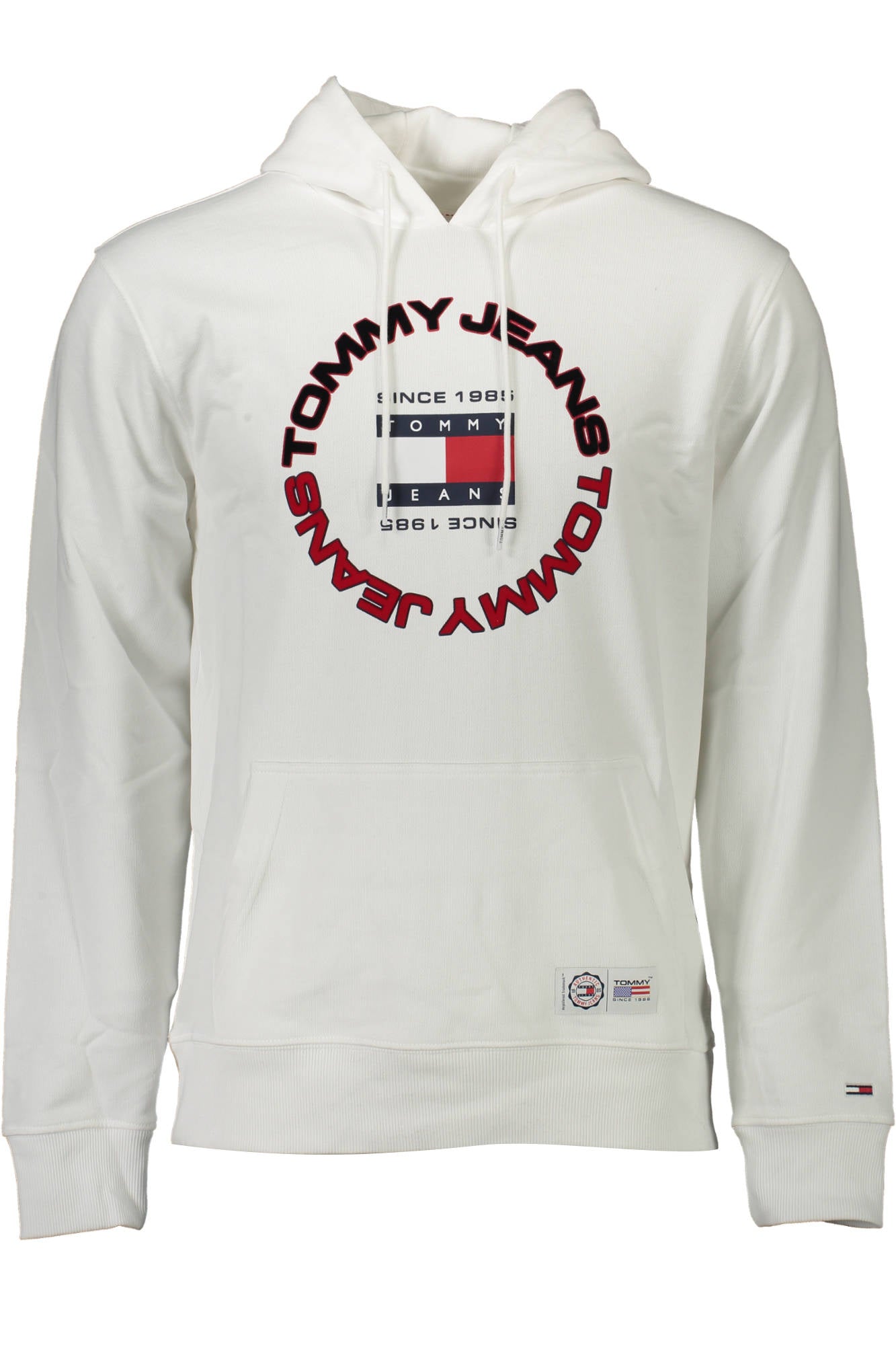 TOMMY HILFIGER HERREN SWEATSHIRT WEISS OHNE REISSVERSCHLUSS