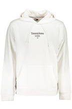 TOMMY HILFIGER WHITE SWEATSHIRT FOR MEN WITH ZIPPER