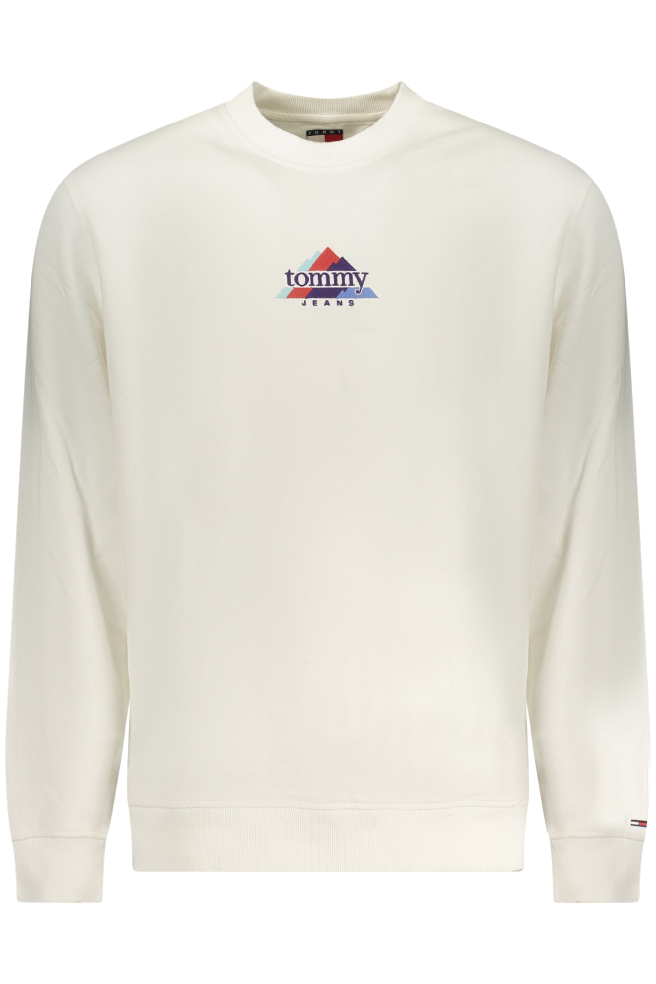 Tommy Hilfiger Sweatshirt Herren mit Reißverschluss – Blau, Gebürstet Weiß