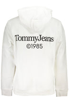 TOMMY HILFIGER WHITE SWEATSHIRT FOR MEN WITH ZIPPER