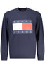 Tommy Hilfiger Sweatshirt Herren mit Reißverschluss – Blau aus Baumwolle Blau
