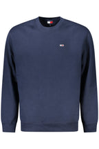 TOMMY HILFIGER MEN'S SWEATSHIRT WITH ZIP-UP BLUE