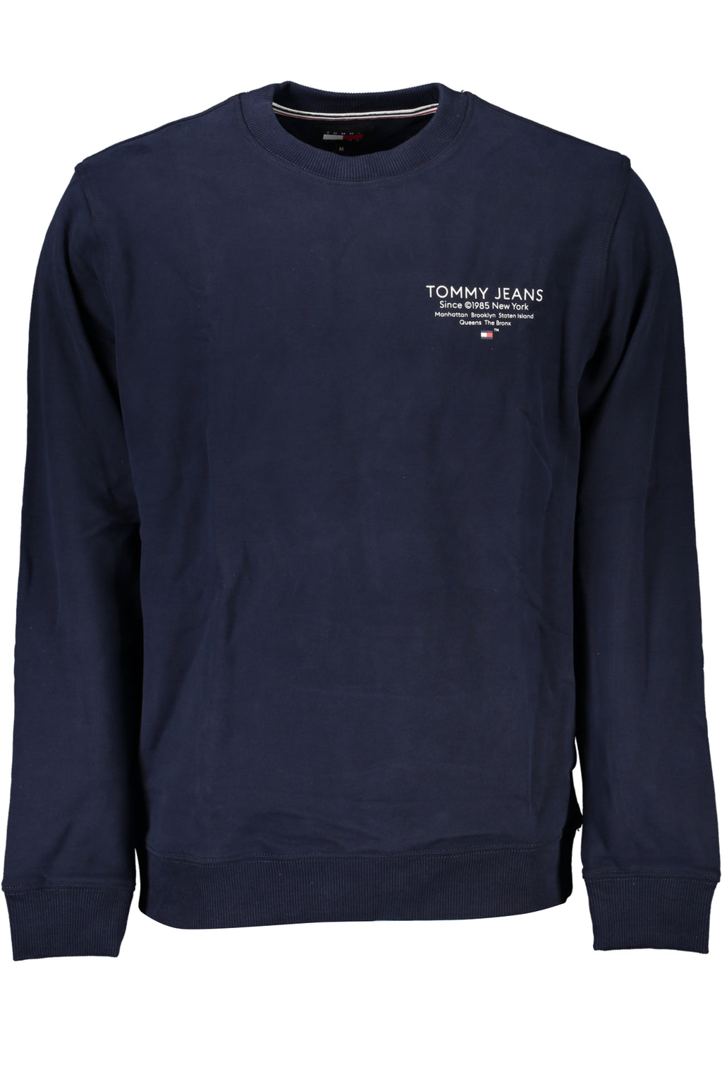 TOMMY HILFIGER MEN'S BLUE SWEATSHIRT WITH ZIPPER