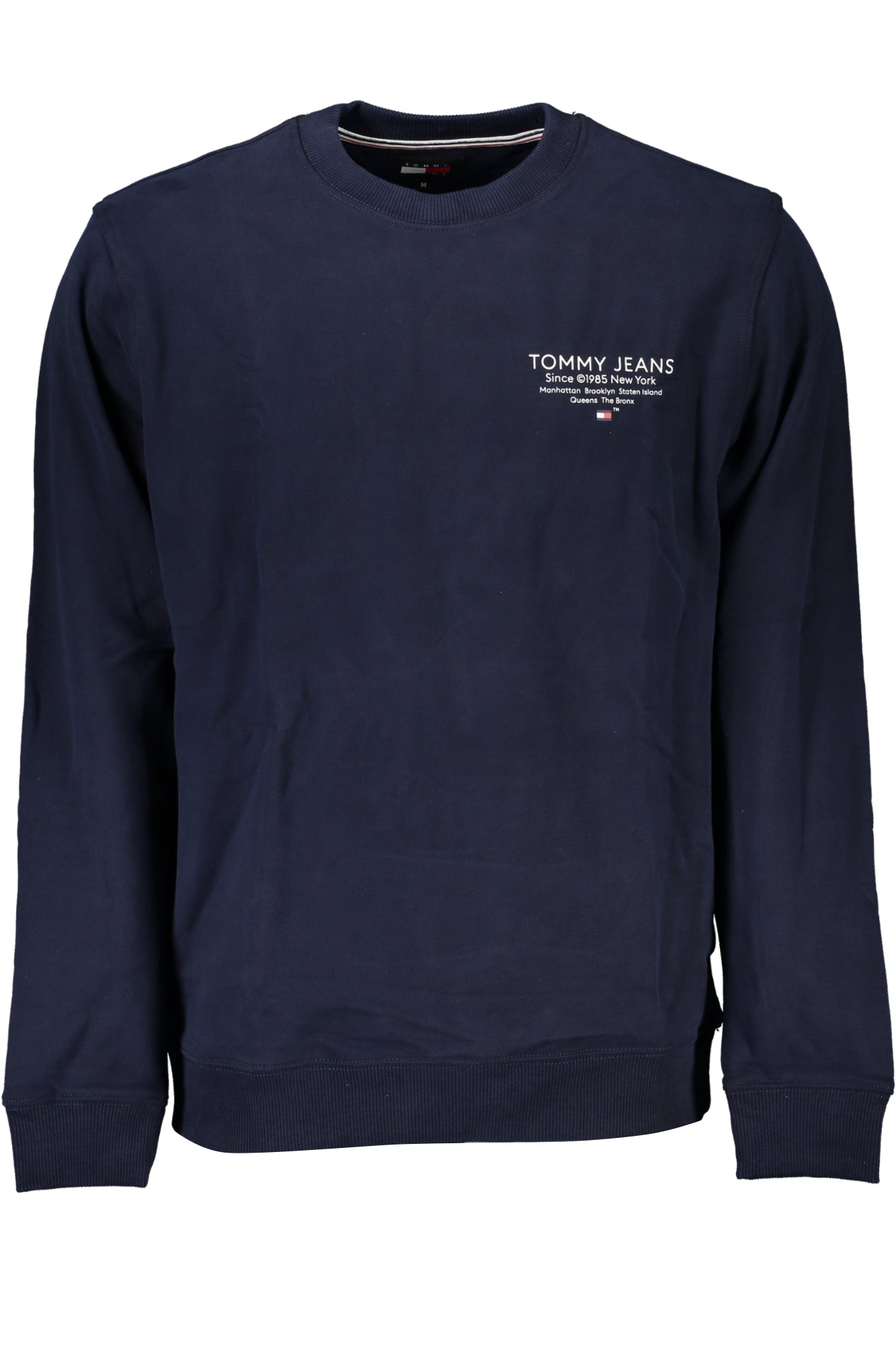 TOMMY HILFIGER MEN'S BLUE SWEATSHIRT WITH ZIPPER