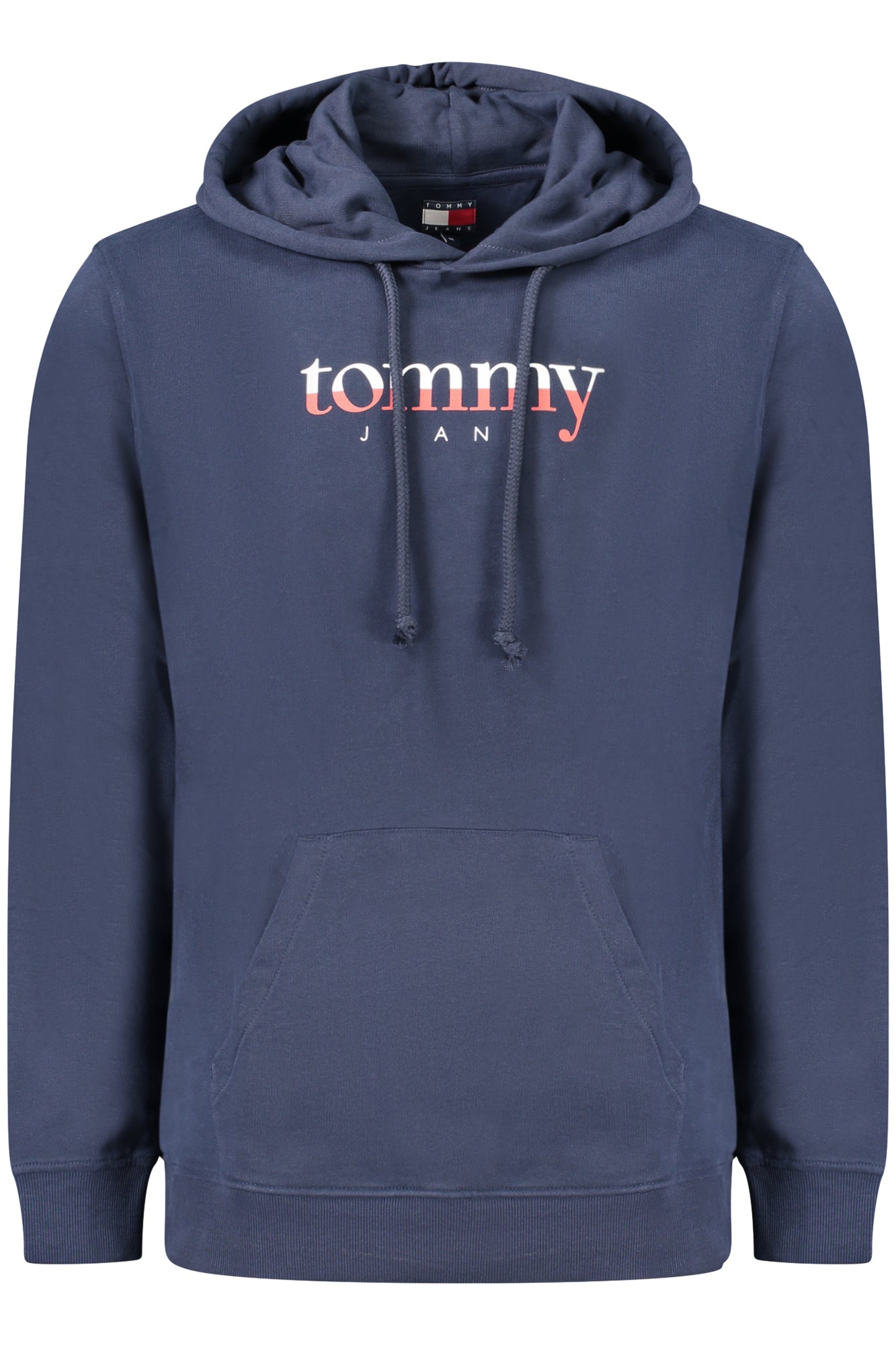 Tommy Hilfiger Herren-Sweatshirt mit Zip-Up – Kapuzenpullover aus Baumwolle Blau