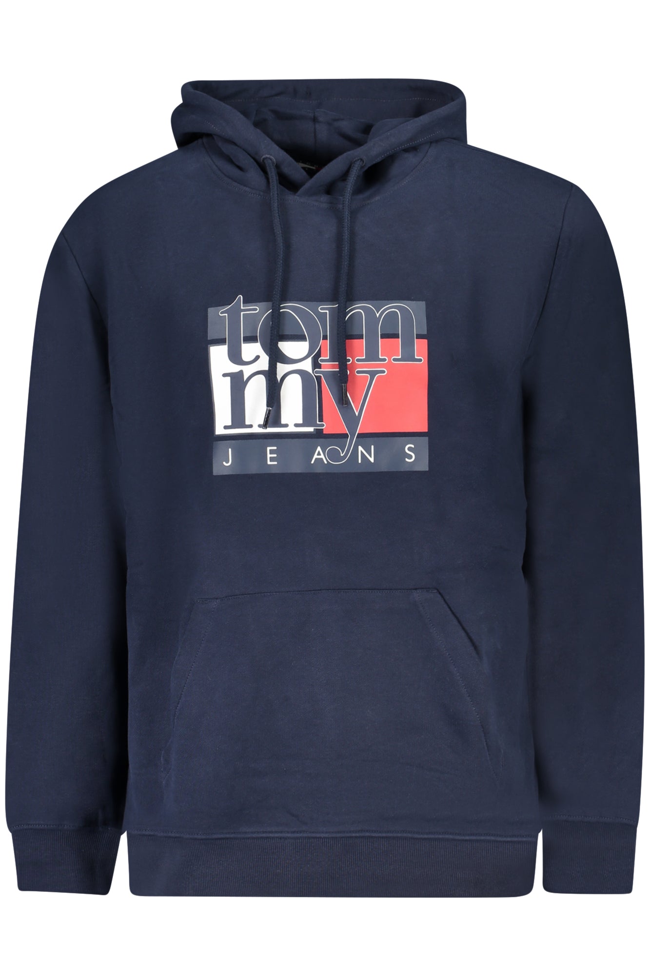 Tommy Hilfiger Herren-Sweatshirt mit Zip-Up – Kapuzenpullover aus Baumwolle Blau Hauptbild