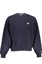 TOMMY HILFIGER MEN'S BLUE SWEATSHIRT WITH ZIPPER