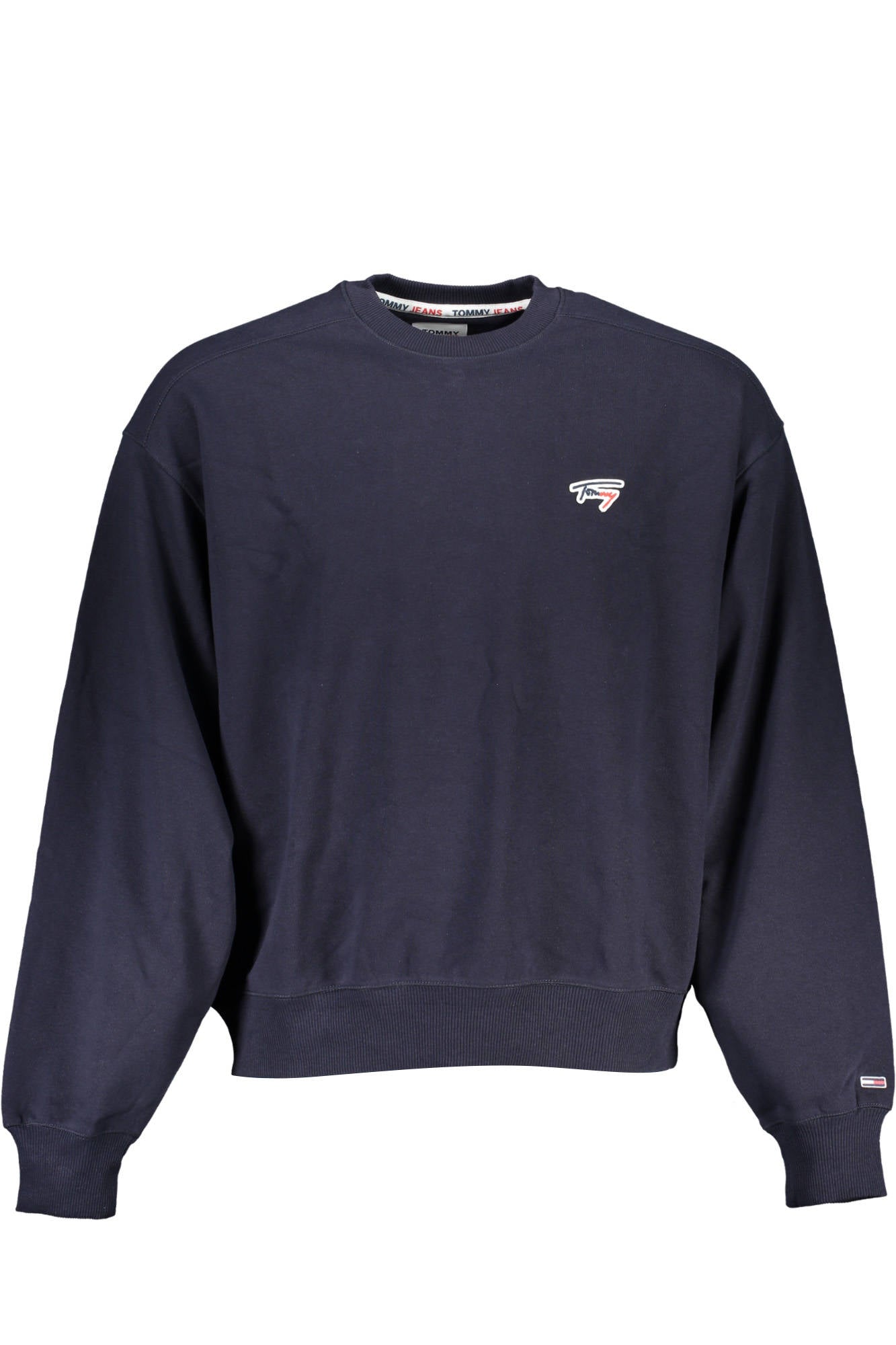 TOMMY HILFIGER MEN'S BLUE SWEATSHIRT WITH ZIPPER