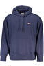 TOMMY HILFIGER MEN'S BLUE SWEATSHIRT WITH ZIPPER