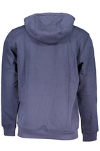 TOMMY HILFIGER MEN'S BLUE SWEATSHIRT WITH ZIPPER