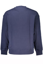 TOMMY HILFIGER MEN'S BLUE SWEATSHIRT WITH ZIPPER