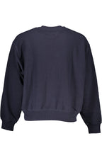 TOMMY HILFIGER MEN'S BLUE SWEATSHIRT WITH ZIPPER