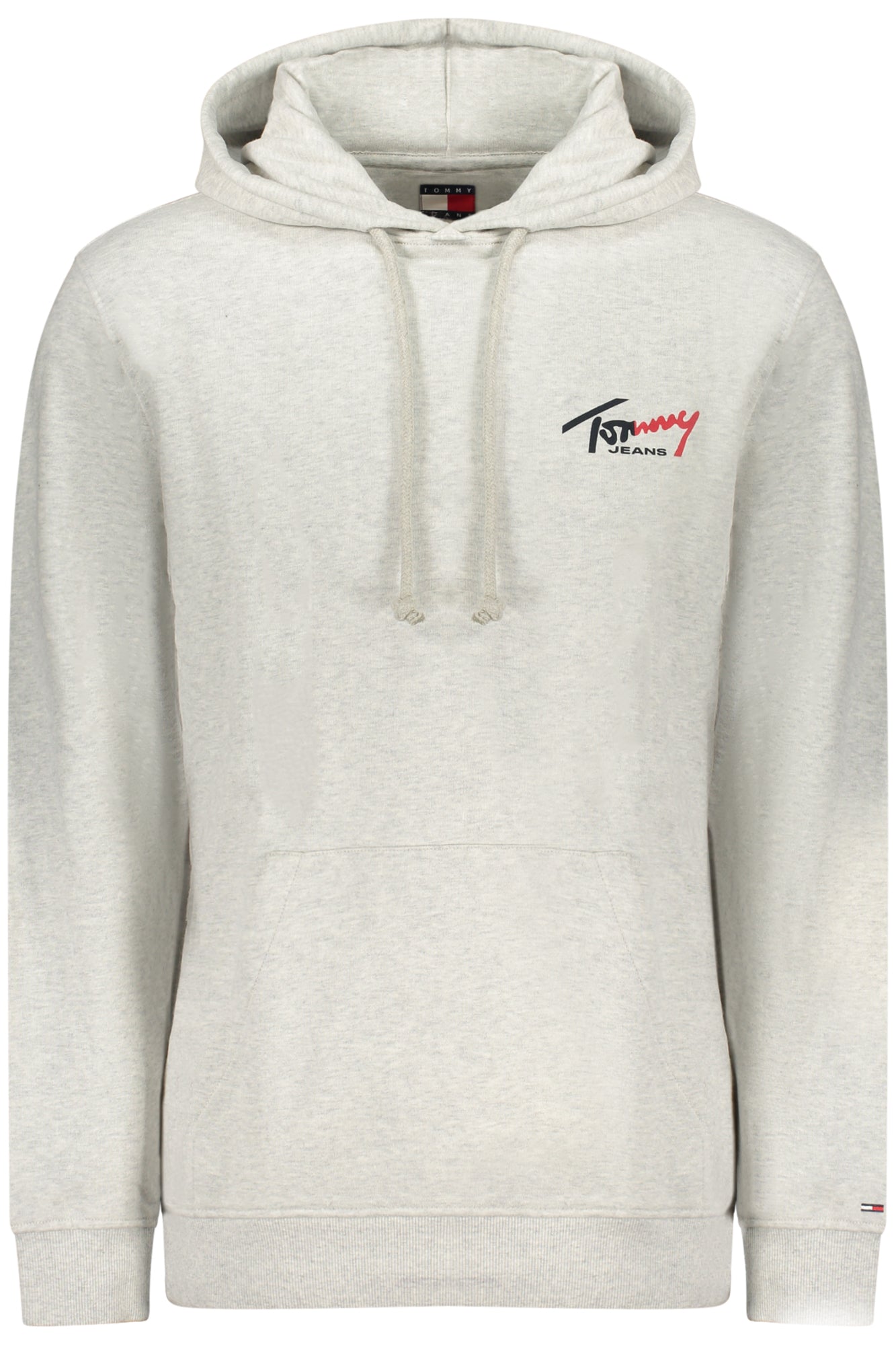 TOMMY HILFIGER Herren Sweatshirt – mit Kapuze, Fleece Grau
