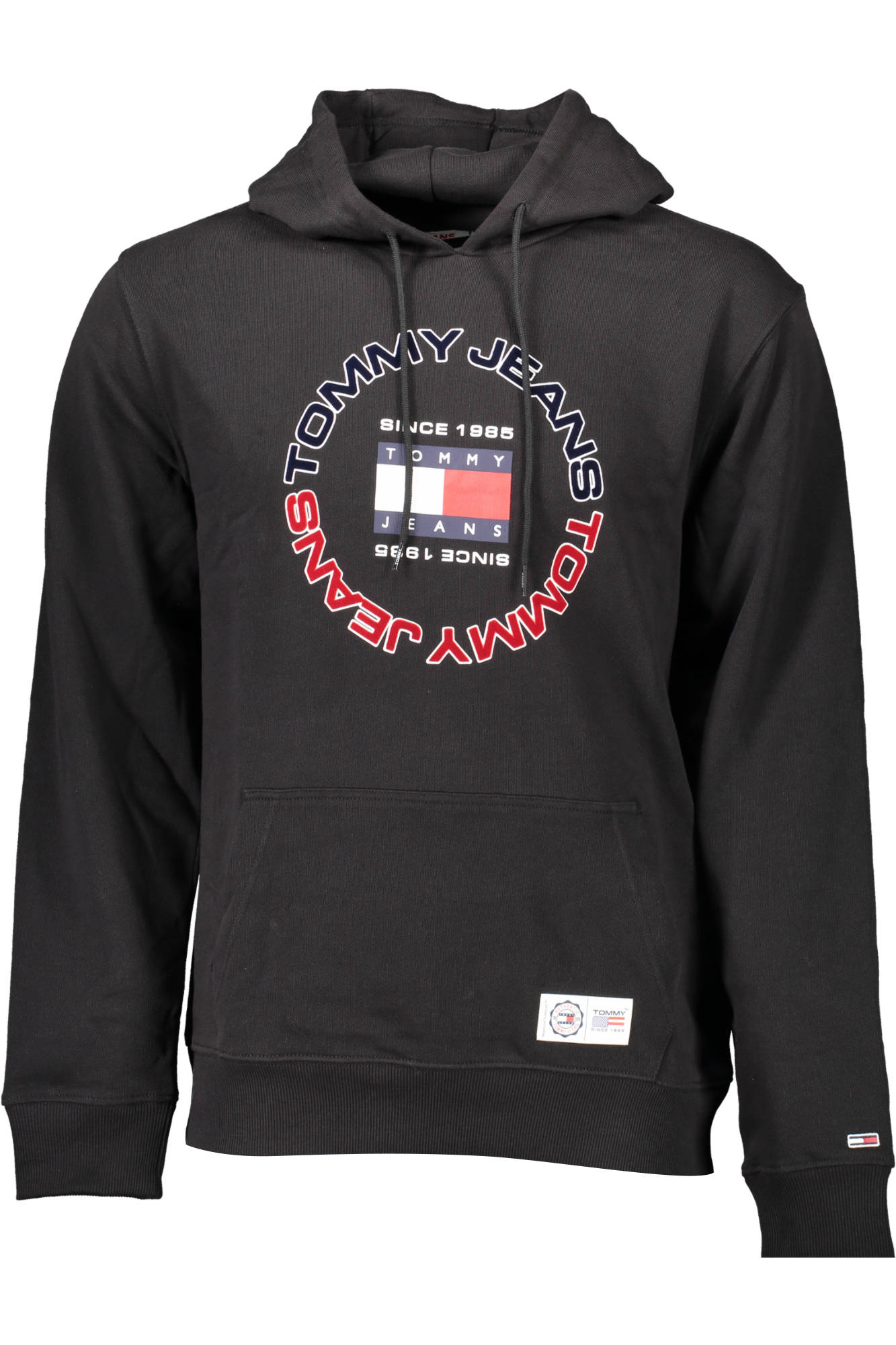 Tommy Hilfiger Sweatshirt Herren Weiss – Kapuzenpullover aus Baumwolle für Herbst/Winter Schwarz