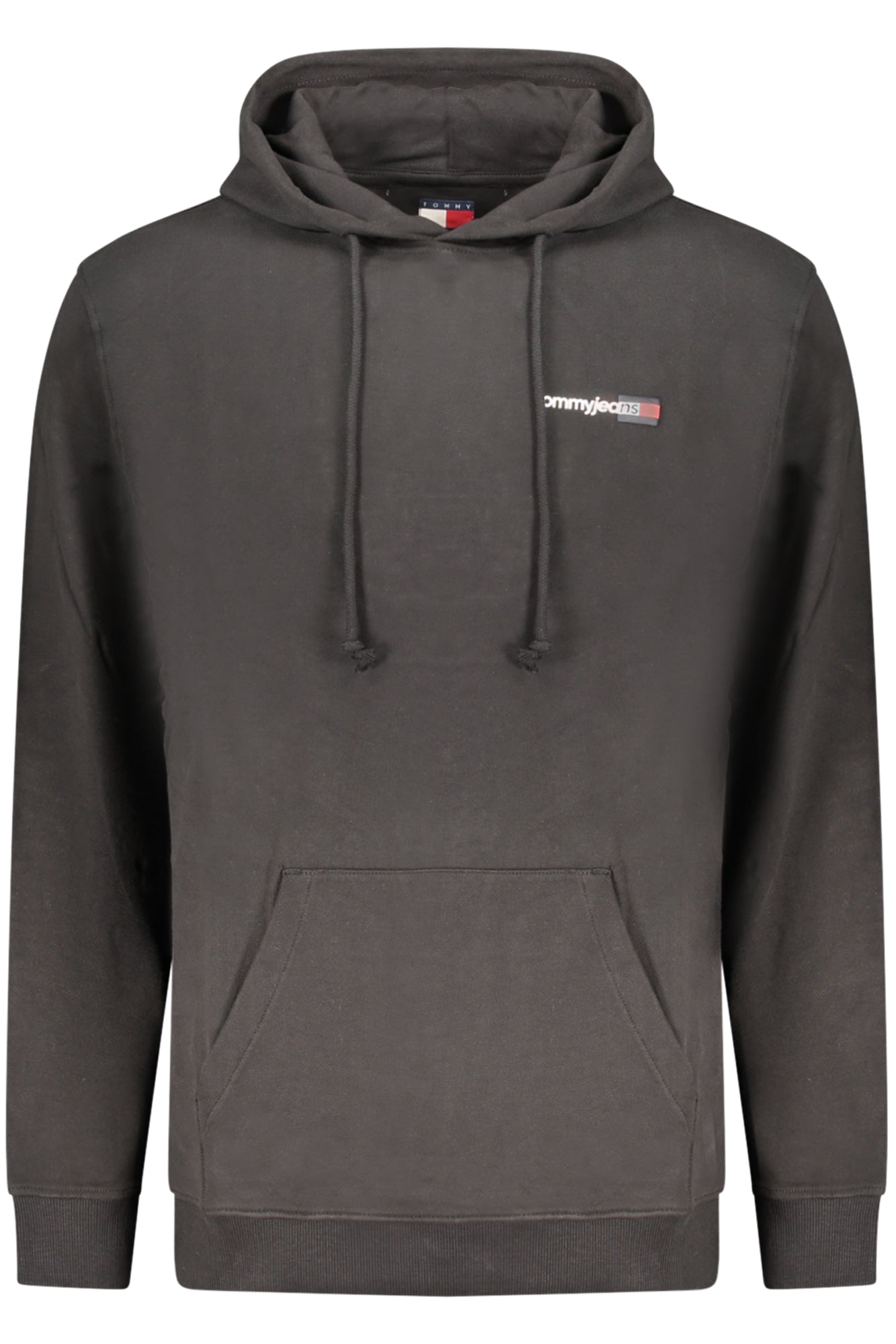 TOMMY HILFIGER Herren Sweatshirt – mit Kapuze, Fleece Schwarz