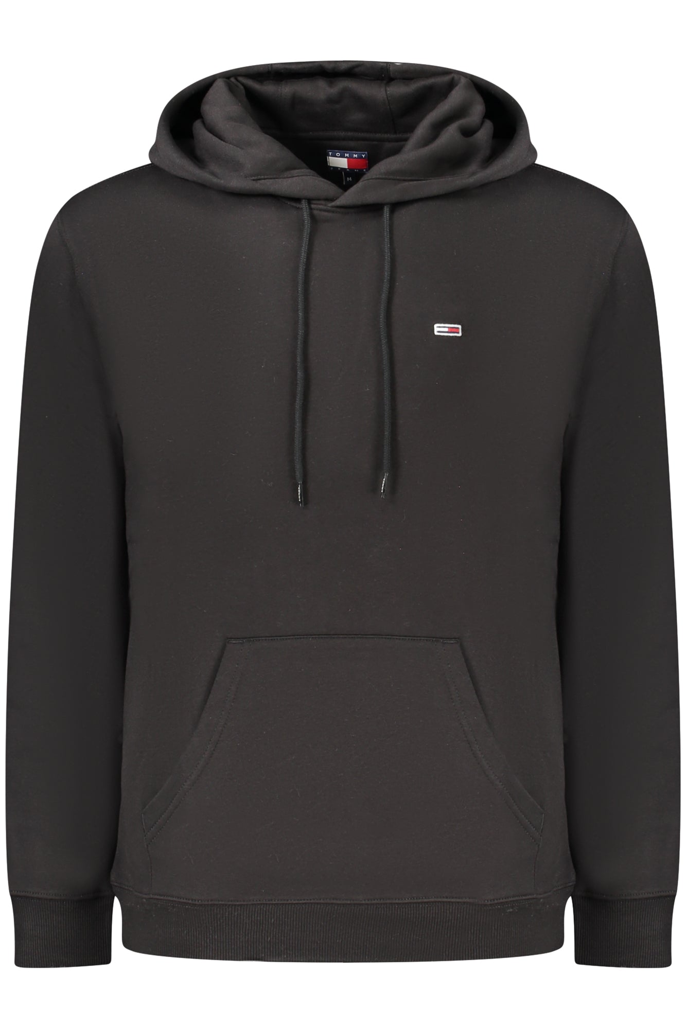 TOMMY HILFIGER Herren Sweatshirt – mit Kapuze, aus Baumwolle Schwarz