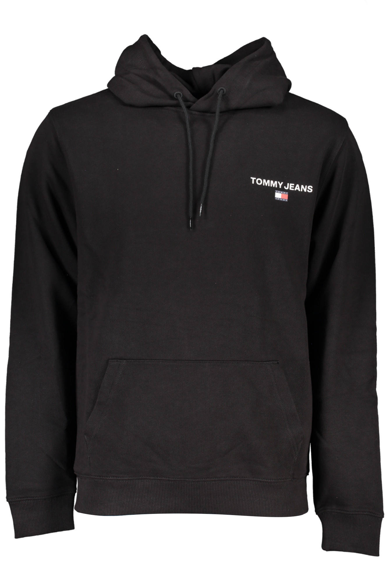 Tommy Hilfiger Sweatshirt Herren – Kapuzenpullover mit Reißverschluss in Schwarz Schwarz
