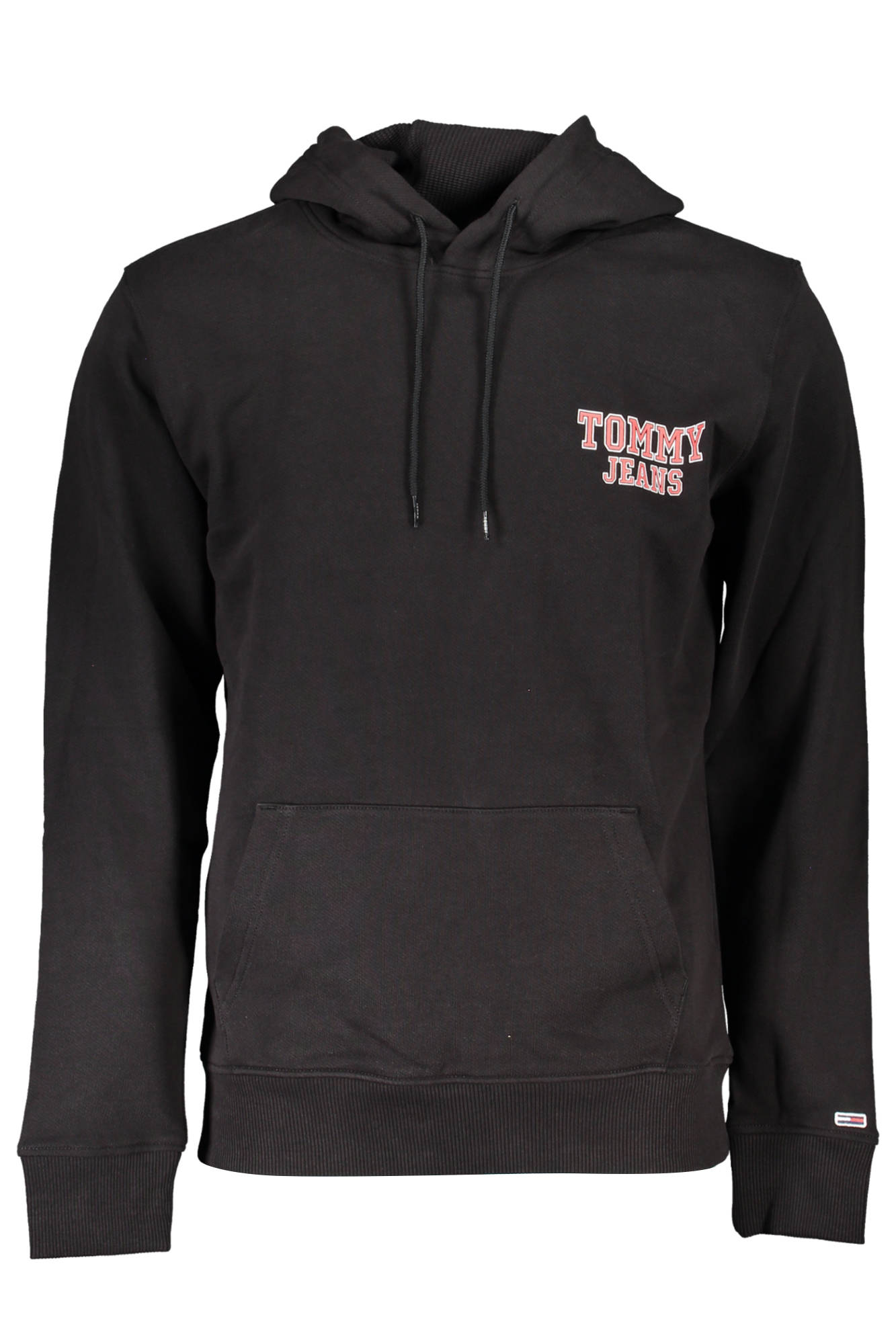 TOMMY HILFIGER Herren Sweatshirt – mit Kapuze, Langarm Schwarz