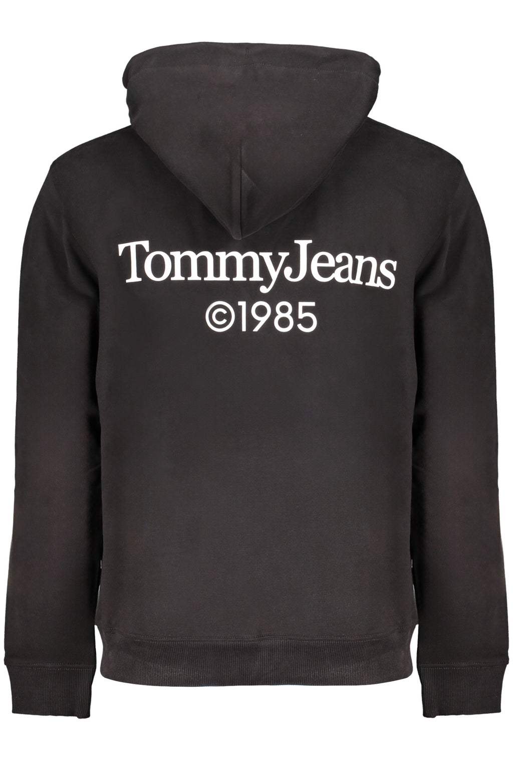 TOMMY HILFIGER BLACK MEN'S SWEATSHIRT WITH ZIPPER