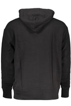 TOMMY HILFIGER BLACK MEN'S SWEATSHIRT WITH ZIPPER