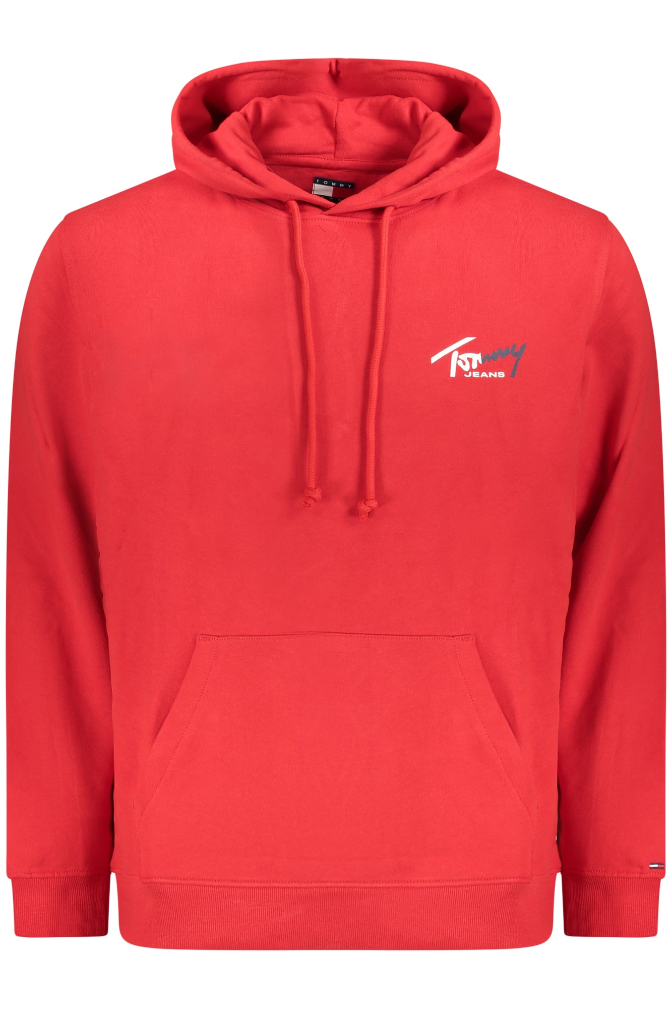 TOMMY HILFIGER Herren Sweatshirt – mit Kapuze, Fleece Rot