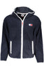 TOMMY HILFIGER Herren Jacke – mit Kapuze, mit Taschen Blau