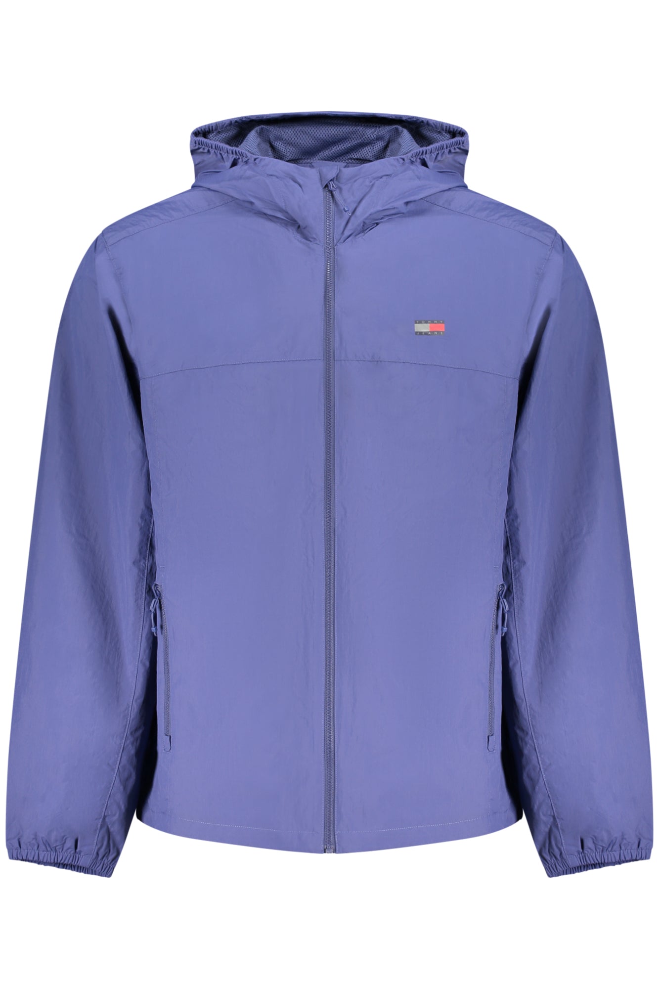 TOMMY HILFIGER Herren Jacke – mit Kapuze, mit Taschen Blau