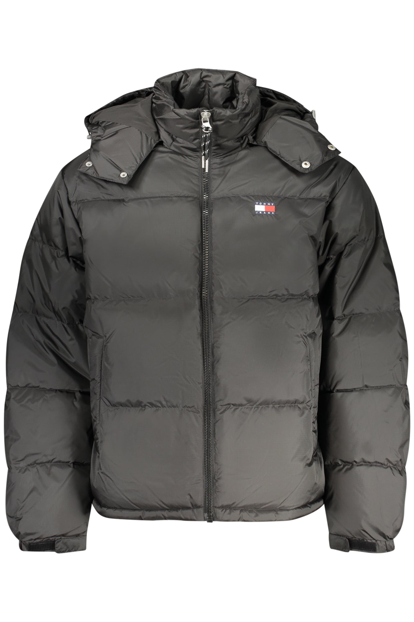 Tommy Hilfiger Herrenjacke Blau – Wasserdichte Winterjacke mit Kapuze Schwarz